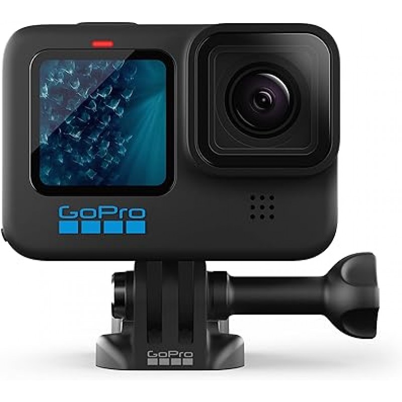 GoPro HERO11 블랙 액세서리 세트 - 엔듀로 배터리(총 2개), 핸들러(플로팅 핸드 그립) 헤드 스트랩 + 퀵 클립 휴대용 케이스