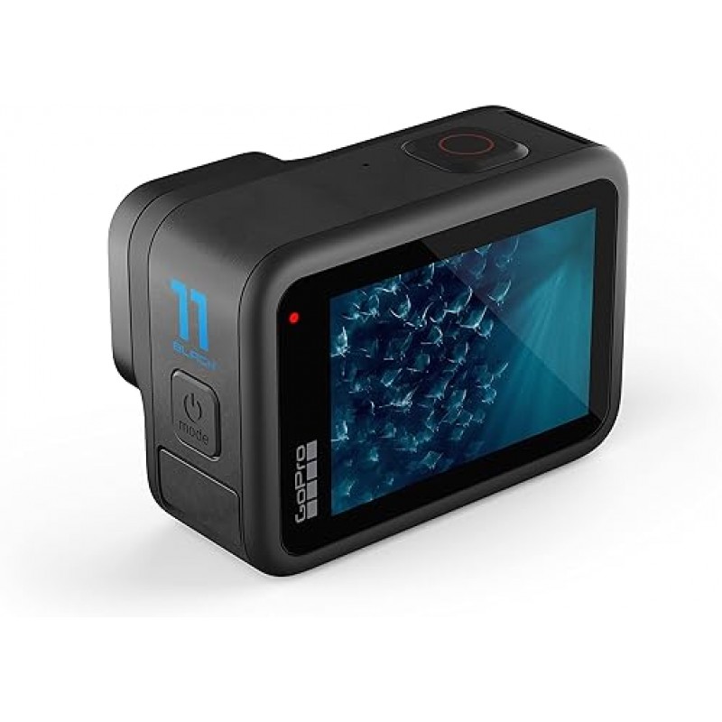 GoPro HERO11 블랙 액세서리 세트 - 엔듀로 배터리(총 2개), 핸들러(플로팅 핸드 그립) 헤드 스트랩 + 퀵 클립 휴대용 케이스