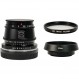 TTArtisan 35mm F1.4 APS-C 포맷 대구경 수동 초점 고정 렌즈 L 마운트 카메라 용 Leica T CL TL TL2 시그마 Sigma FP 블랙