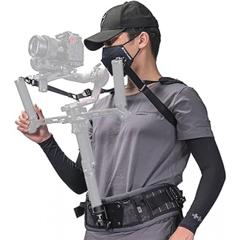 DJI Ronin RS2, RSC2, RS3, RS3 Pro용 TILTA 경량 짐벌 지원 조끼, 높이 조절 어댑터 GSS-T04 포함