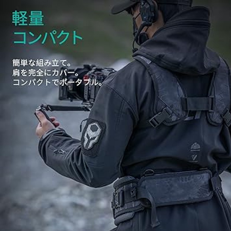 DJI Ronin RS2, RSC2, RS3, RS3 Pro용 TILTA 경량 짐벌 지원 조끼, 높이 조절 어댑터 GSS-T04 포함