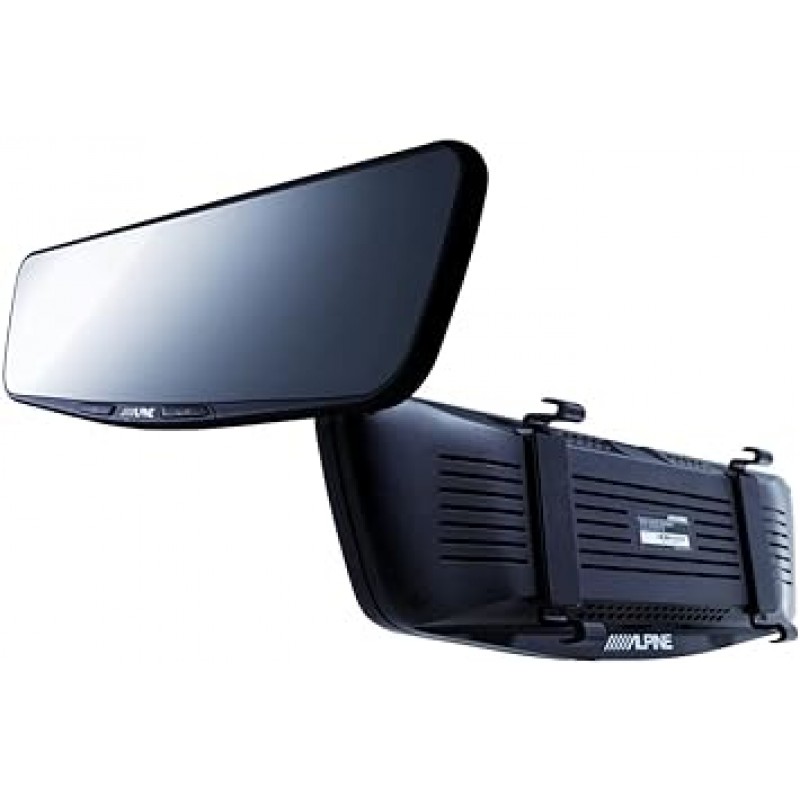 Alpine DVR-DM1000B-IC 블랙박스 장착 10인치 디지털 미러(밴드형/차량용 후방카메라)