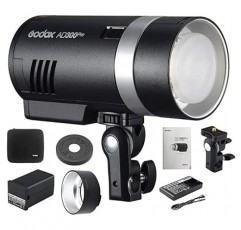 Godox AD300 Pro 300W 플래시 스트로브, 1/8000s, 고속 동기화, 0.01 - 1.5s, 재활용 시간, 320 풀 파워 플래시, 2,600mAh 충전식 배터리, 일본어 사용 설명서(영어는 보장되지 않음)