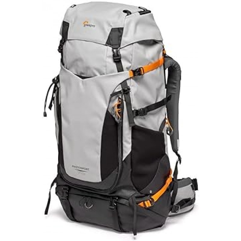 Lowepro LP37436-PWW 카메라 백팩, 포토 스포츠, PRO 70L, AW III(S-M), 탈착식 카메라 박스, ActiveLift 하니스 시스템, 조절 가능한 등 길이, 스트랩 액세서리 키트, 전천후 커버 포함, 호환 크기: 높이 61.0 - 67.0인치(155 - 170cm), 지속 가능한 소재, 메인 수납 공간 18.7gal(47.2L)