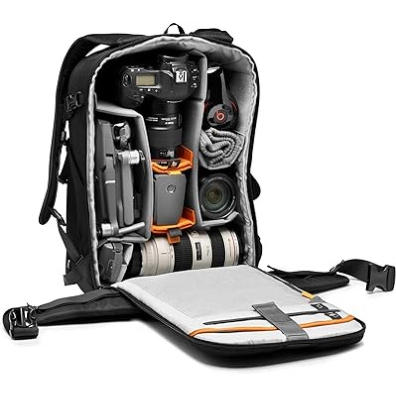 Lowepro 카메라 배낭 플립 사이드 400 AW III 블랙 백팩 아웃도어 사양 카메라 가방 16 L 15 인치 PC・10 인치 타블렛 수납 가능 탈부착 가능 액세서리 파우치 부속 올웨더 커버 부속 LP37352-PWW[병행 수입품]