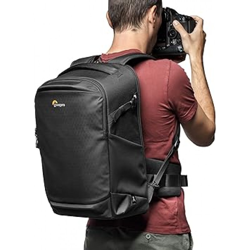 Lowepro 카메라 배낭 플립 사이드 400 AW III 블랙 백팩 아웃도어 사양 카메라 가방 16 L 15 인치 PC・10 인치 타블렛 수납 가능 탈부착 가능 액세서리 파우치 부속 올웨더 커버 부속 LP37352-PWW[병행 수입품]