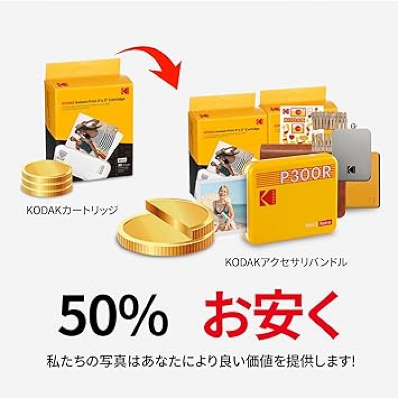 Kodak KODAK Mini 3 Retro 4PASS 휴대용 포토 프린터(3