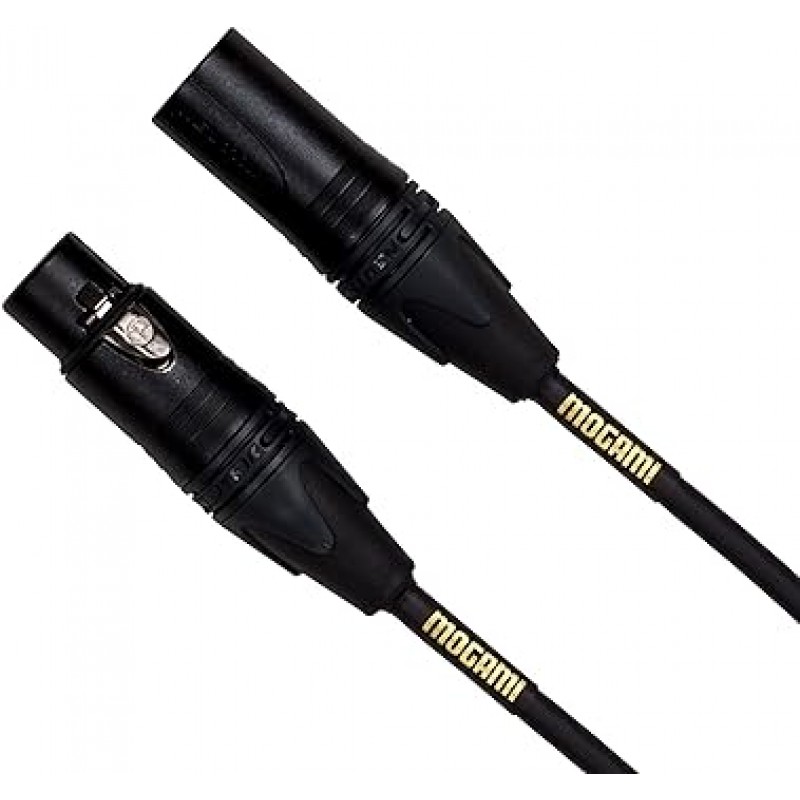 Neutrik XLR 3 Foot / Mogami Gold Neglex 스튜디오용 쿼드 마이크 케이블 Neutrik XLR 3 Foot / 액세서리