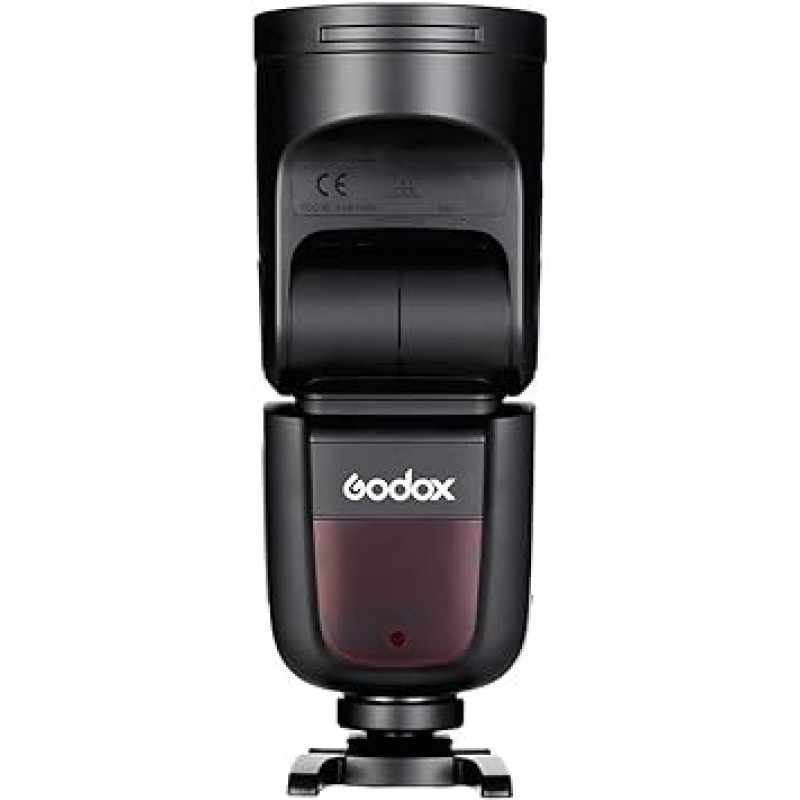 Godox V1-N 플래시 스트로브 AK-R1 액세서리 세트 포함 2.4G TTL 라운드 헤드 플래시 스피드 라이트, 10 레벨 LED 모델링 램프