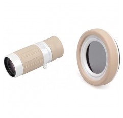 Kenko 001417 Monocular Gallery EYE 0.2 x 0.6인치(6 x 16mm), 6x, 0.6인치(16mm) 구경, 최소 초점 거리 9.8인치(25cm), 일본산 + 144107 단안 액세서리, 반사 제거 필터(고무 포함) 보호자)