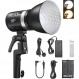 Godox ML30BI LED 조명, 스튜디오 조명, 조용함, CRI|96, TLCI, 97, 5,600K, 가볍고 사용하기 쉬움, 내장 FX 효과, 앱 제어, 많은 액세서리, 스튜디오 및 야외 사진과 호환 가능