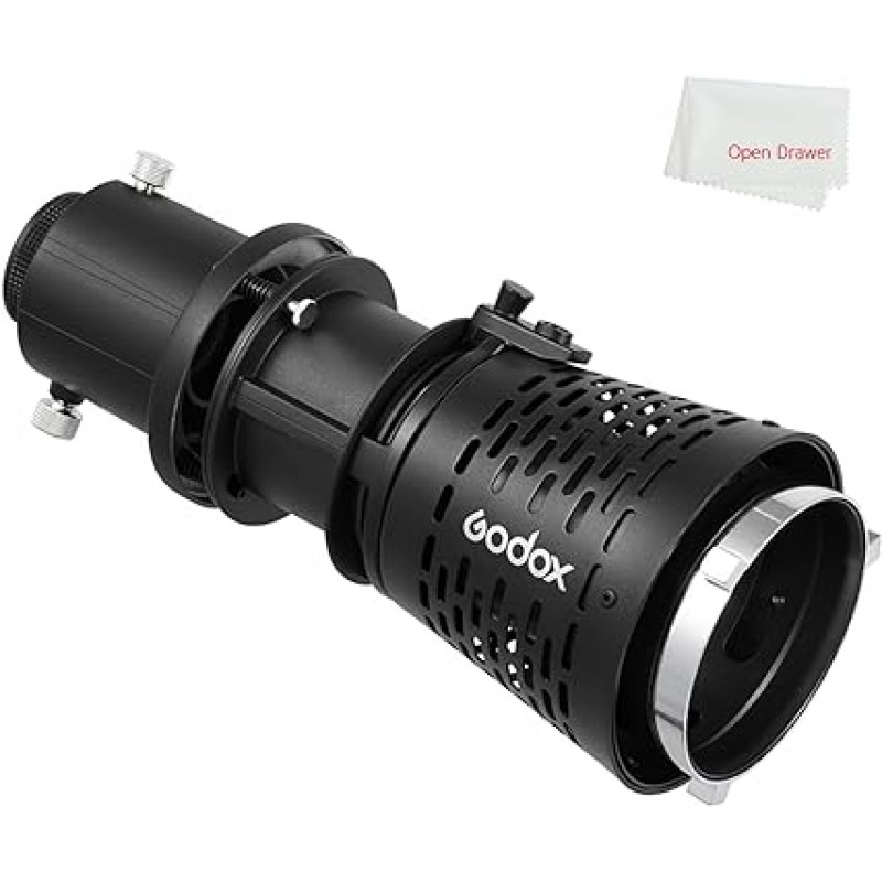 Godox SA-17 키트 Godox SA-P 프로젝터에서 Bowens Mount S30 VL150 VL200 VL300 SL200Bi SL200II SL300II LED LED 라이트, Godox SA-P 프로젝션 부착