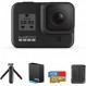 GoPro HERO8 Black 웨어러블 액션 터틀, 웨어러블(GoPro HERO8 Black + 32GB 인증 SD 카드 + 셀카봉/삼각대)