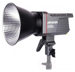 Aputure Amaran 200x LED 비디오 조명 200W 2700-6500k CRI95+ TLCI96+ 51600lux@1m Bluetooth 앱 제어 경량 컴팩트 9 조명 효과 DC/AC 전원