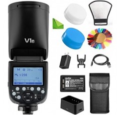 후지필름 카메라용 Godox V1-F 플래시, TTL 플래시 스피드라이트 1/8000 HSS, 480 풀 파워 플래시, 1.5초 재활용 시간 - 일본어 사용 설명서