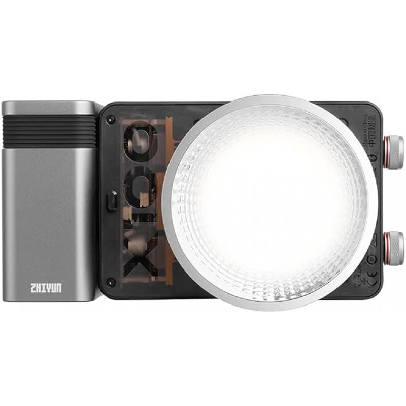 공식 플래그십 스토어: ZHIYUN MOLUS X100 PRO LED 비디오 조명, 100W, 촬영 조명, 2,700K-6,500K, CRI 95+ TLCI 97+, Bluetooth 및 애플리케이션을 통한 밝기 제어