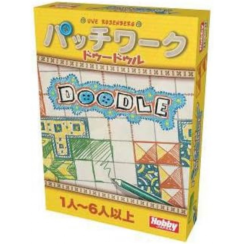 취미 일본 패치워크: Doodle 일본어 버전(1-6명, 20분, 8세 이상) 보드 게임