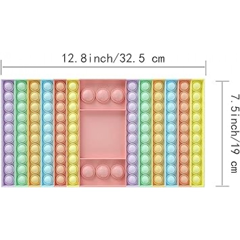 스트레스 해소 장난감 대중적인 양면 플립 스퀴즈 장난감, 핸드 탑 스피너, 게임 보드, 크리에이티브 게임 플레이, 버블 보드, 스퀴즈 토이, 푸시 팝 피젯 토이 푸시 팝 팝, 버블 센세이션, 감압 용품, 스트레스 해소, 지능 개발, 어린이 및 빨 성인