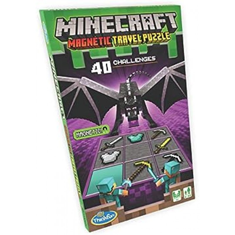 ThinkFun 31521 논리적 사고 능력을 키우는 Minecraft 자기 여행 퍼즐(공식 수입) 일본어 사용 설명서 포함(영어는 보장되지 않음) 8세 이상