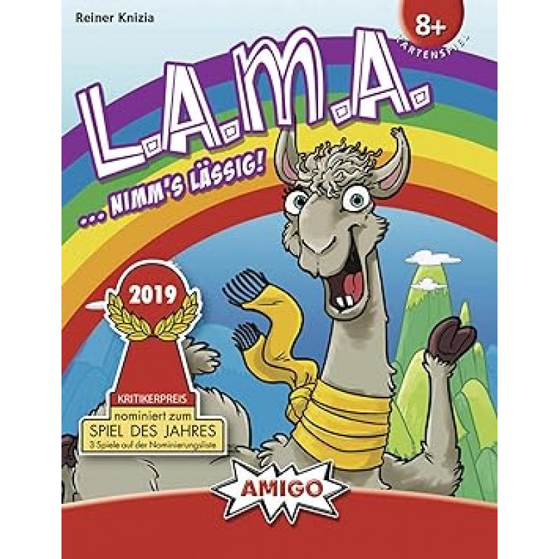 LAMA: AMIGO - 카드 게임 / ...HAVE IT LÄSSIG / 카드 56장, 칩 70장, 설명서 1세트