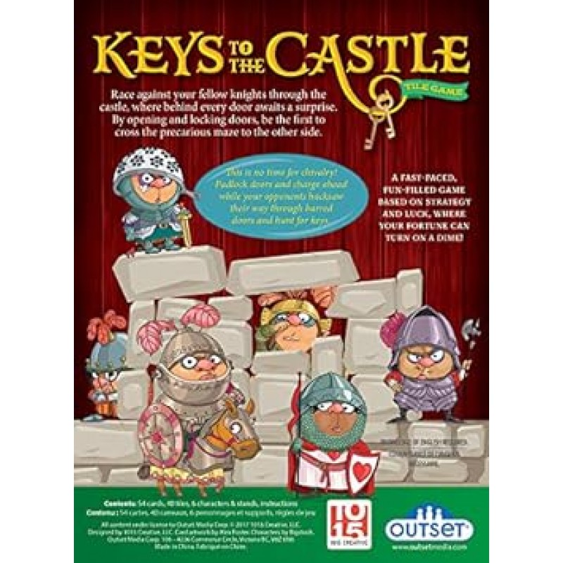 초기 19370 Keys to the Castle 전략적 카드 게임 보드 게임