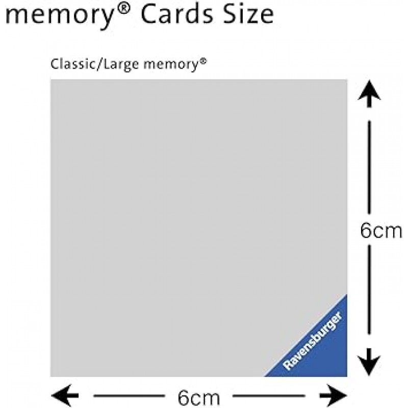 Ravensburger 20889 0 클래식 메모리(교육용 게임) 4세 이상