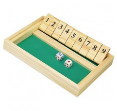 SEEDSTONE Shut the Box 보드 게임 나무 장난감