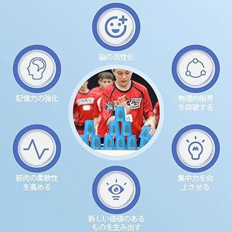 Cyfie 스포츠 스태킹 컵, 2세대, 12개 세트, 플라잉 컵, 슬롯형, 빠른 스태킹, 대회용, 연습, 훈련, 초보자에게 적합, 운반용 막대 및 전용 가방 포함, 녹색