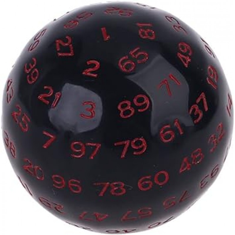 Dice 100 Sided Dice, 100 Side Multi-Side Dice D100 보드 게임, 파티, RPG, 교육 프로젝트 Multi-Side Dice (50mm)