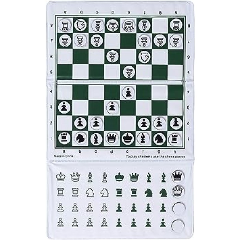 [uxige-mu] we Games Magnetic Checkbook Chess Set Great for Travel 10 – 0006 [병행수입품]