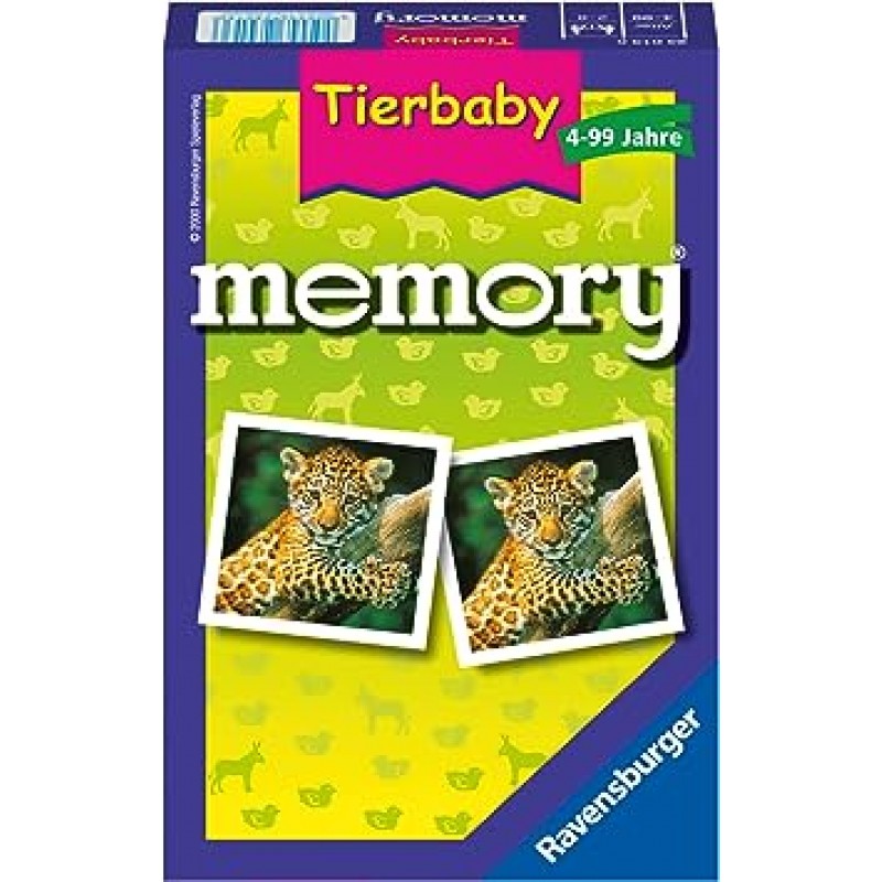 Tierbaby memory®: 2-8인용. 플레이 시간 15분