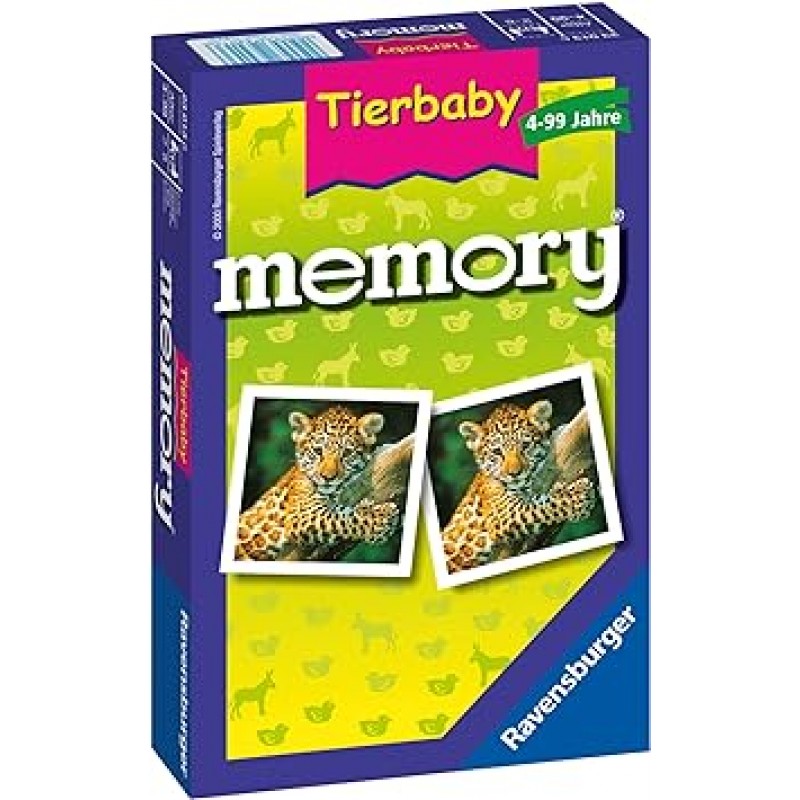 Tierbaby memory®: 2-8인용. 플레이 시간 15분