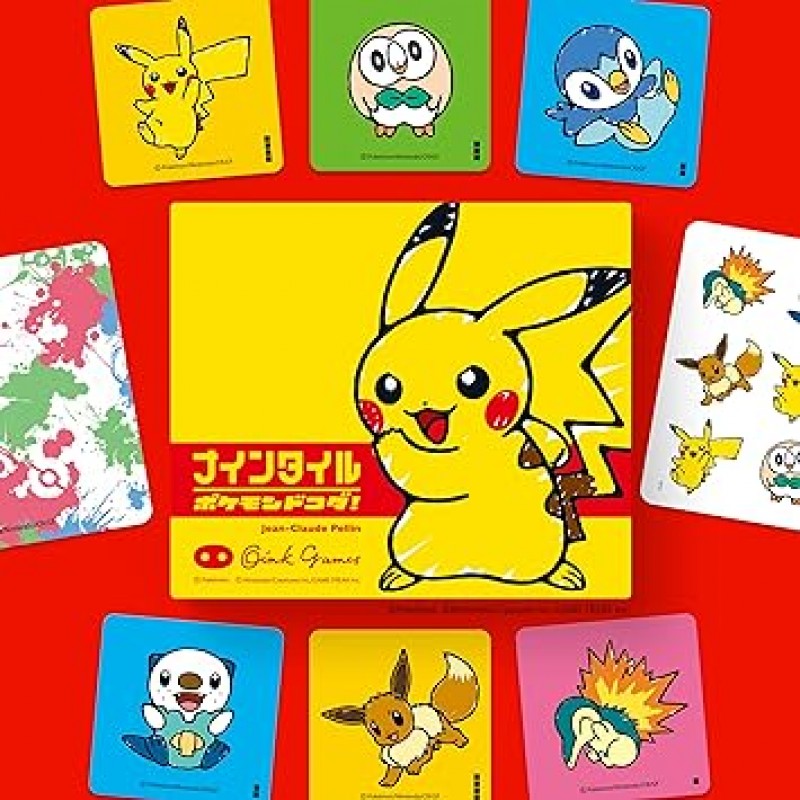 Oink Games 보드 게임 Nine Tiles Pokémon Koda 2인용, 2 - 4인용