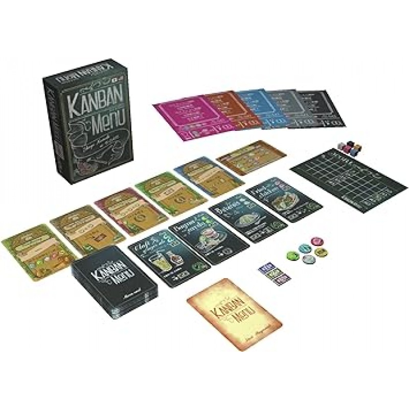 B-CAFE Kanban Menu 2nd Edition (2-5인용, 10세 이상 30분) 보드 게임