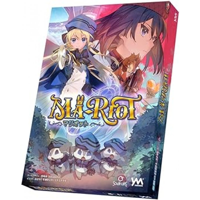 Yanoman Magic Sports Fantasy & Guessing Blindfold Competition Board Game [Marriot] 게임 디자인: Air Meichi(SoLunerG) 일러스트: Amana, Hoto Satase, Minami Natsuki