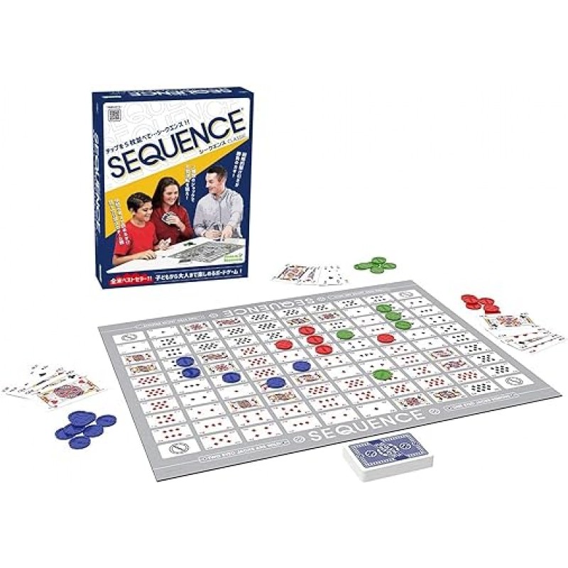 Sequence Sequence 5 Row 보드 게임, 일본 포장, 정품