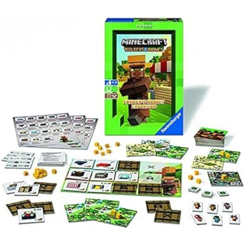 Ravensburger Minecraft: Builders & Biome 확장 팩 Farmers Market 27089 7 6270897