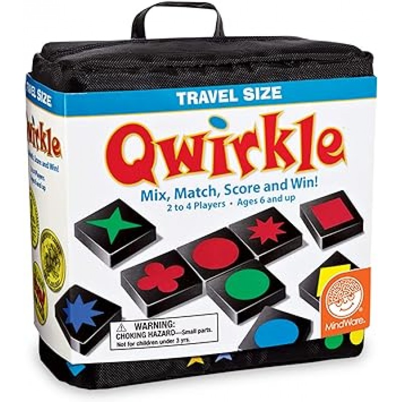 MindWare 52132 Qwirkle 여행 휴대용 보드 게임