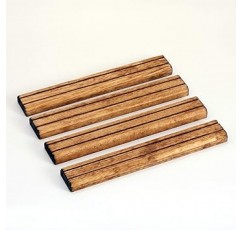 TIFF 카드 스탠드, 보드 게임, 카드 게임, 9.8인치(25cm), 4개 세트, 브랜드 소재, Made in Echigo Cedar, Medium Brown, Made in Japan