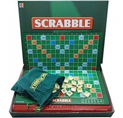 LtSw Scrabble 영어 단어 크로스 워드 퍼즐 알파벳 보드 카드 게임 어린이 성인 교육 장난감 영어 교육 두뇌 훈련 (성인)