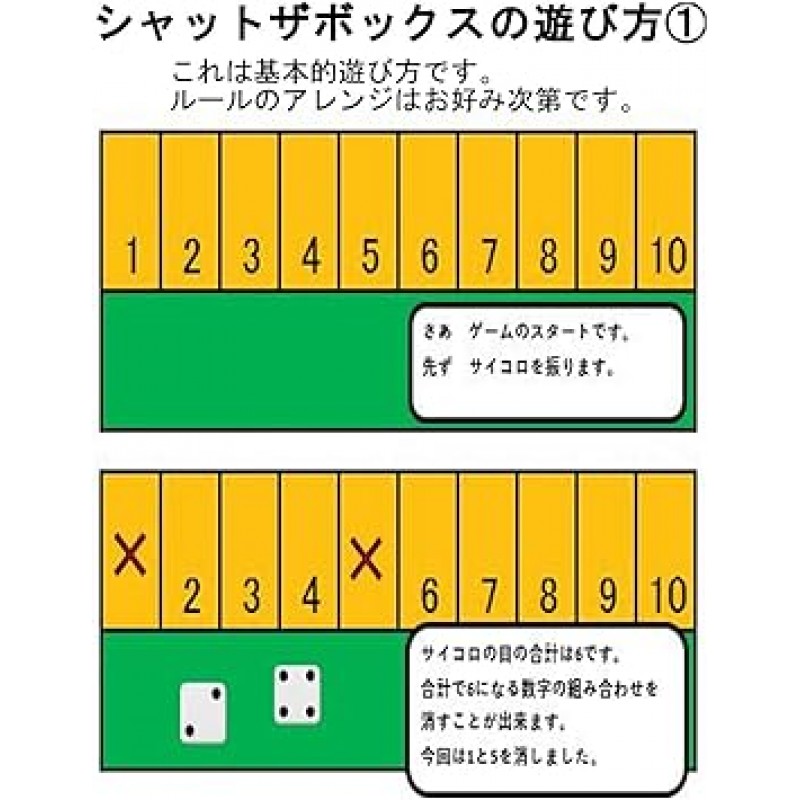 Little Swallow Shut The Box 주사위 게임, 보드 게임, 주사위 게임, 두뇌 훈련, 숫자, 놀이, 수학 학습, 계산, 퍼즐, 게임, 파티, 레크리에이션, 상자를 닫아라