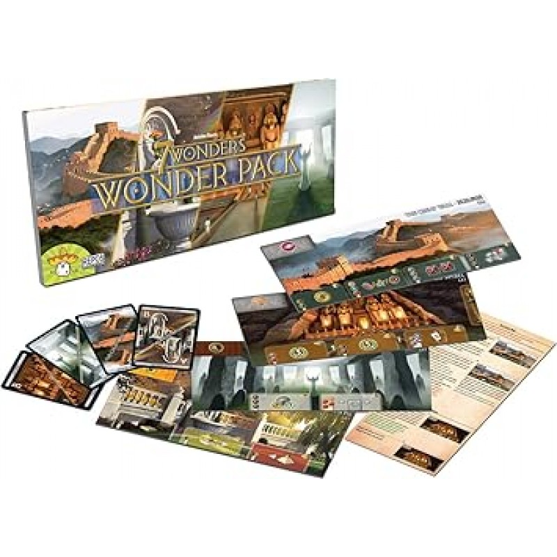 Asmodee 7 Wonders: 원더팩 확장 버전