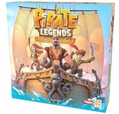 Hobby Japan Pirates Legends 일본어 버전(2-4인, 30분, 8세 이상) 보드 게임