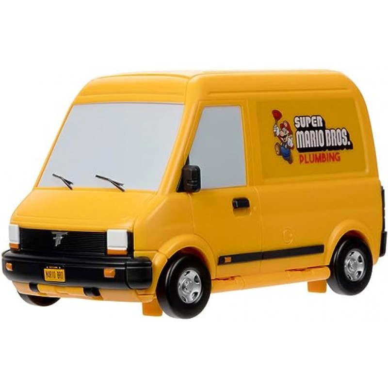 SAN-EI TSM-12 The Super Mario Brothers Movie Playset, Van, W 3.3 x D 5.9 x H 3.6인치(8.5 x 15 x 9.2cm), 잡화