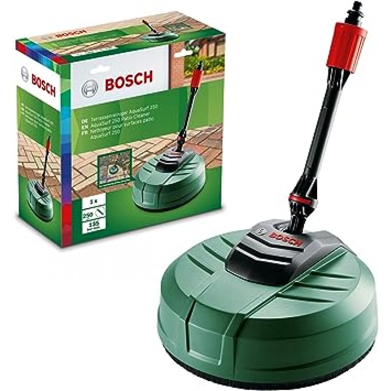 고압 세척기용 Bosch F016800486 파티오 클리너(전용 랜스가 있는 9.8인치(250mm))