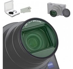 JJC UV 필터 Sony ZV-1 II RX100 VII VI V Canon PowerShot G5 X II G7 X Mark III II 필터 케이스(렌즈 캡 포함)