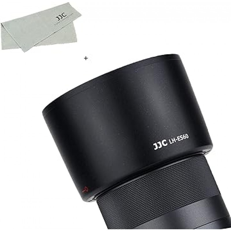 JJC ES-60 키스 M2 키스 M EOS M200 M100 M6 마크 II / M6 M5 M3 M10 EOS M 카메라용 캐논 EF-M 32mm F1.4 STM 렌즈용 가역 렌즈 후드