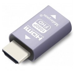 Malarpon HDMI EDID 에뮬레이터 패스스루 3세대 알루미늄 헤드리스 모니터의 EDID를 유지 액티브 스위치 및 익스텐더 1920x1080@59Hz 1점