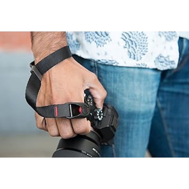 [국내정규품] peakdesign Peak Design Cuff Wrist Strap Black CF – Bl – 3