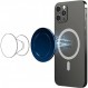 Apple Blue Color enGMOLPHY 호환 금속판, iPhone 12/13/14 시리즈와 호환 가능, 자기 흡입 컵, 스마트폰 그립/핑거링 사용자를 위한 Mag-Safe 액세서리